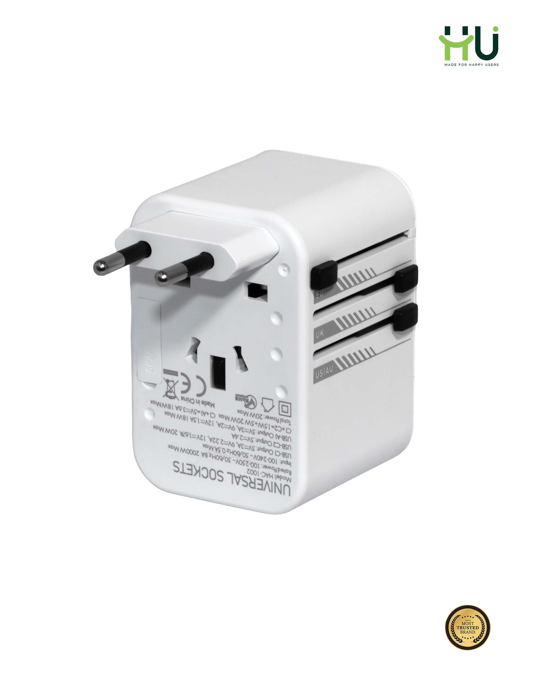 20W Universal Travel Adapter