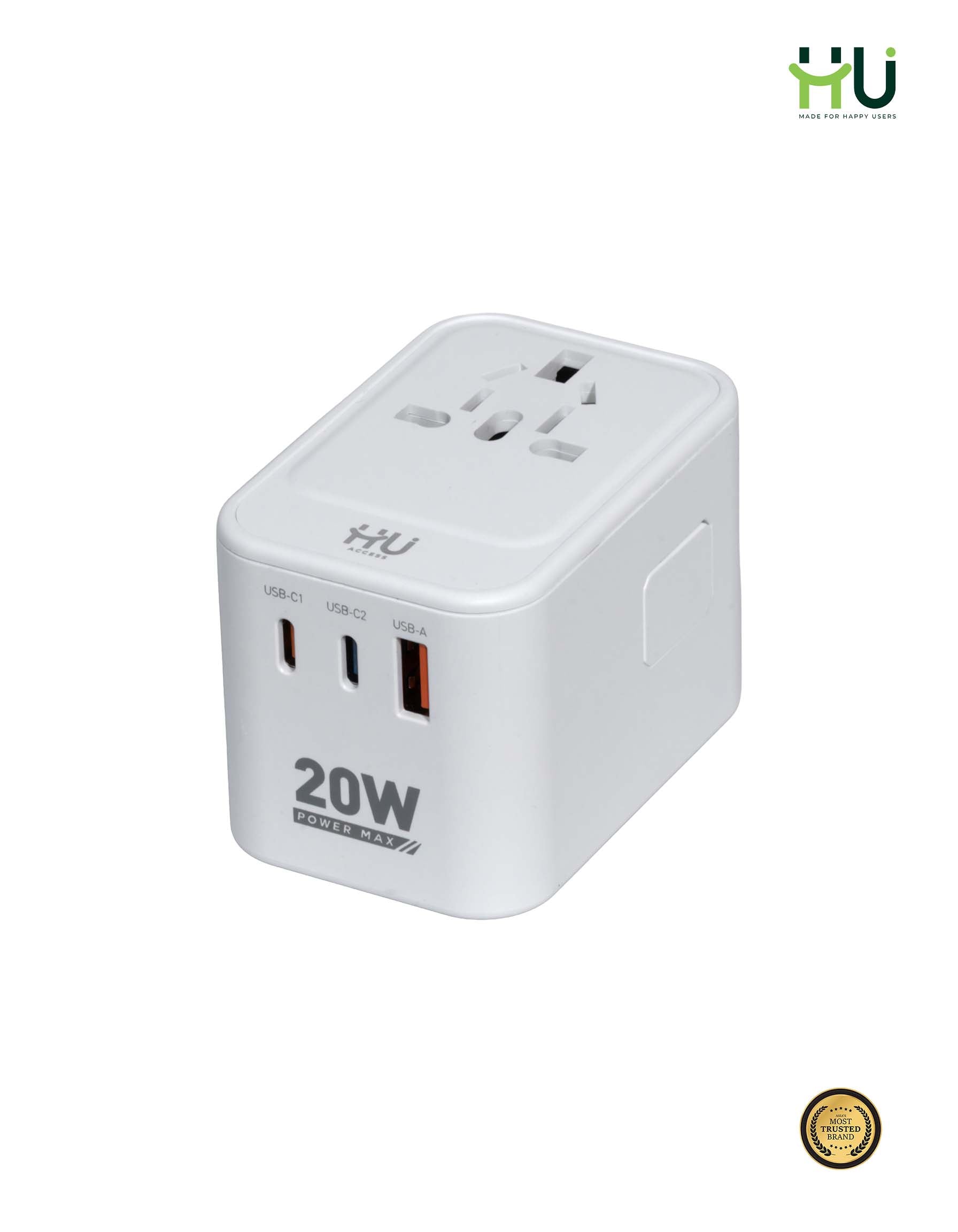 20W Universal Travel Adapter