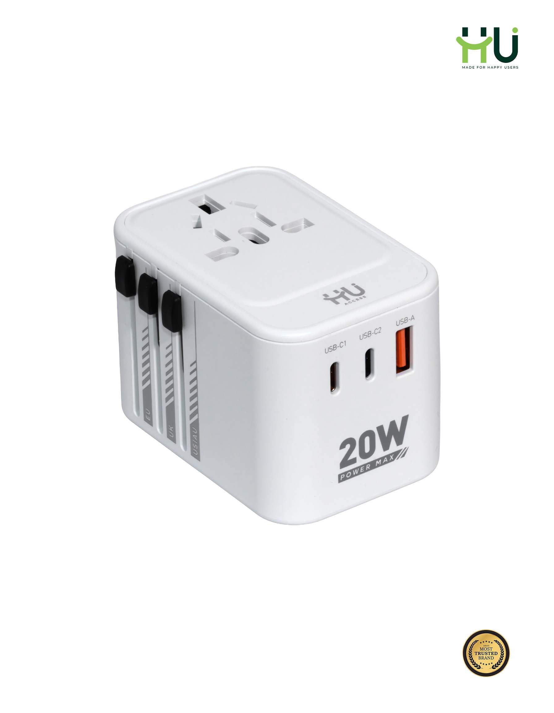 20W Universal Travel Adapter