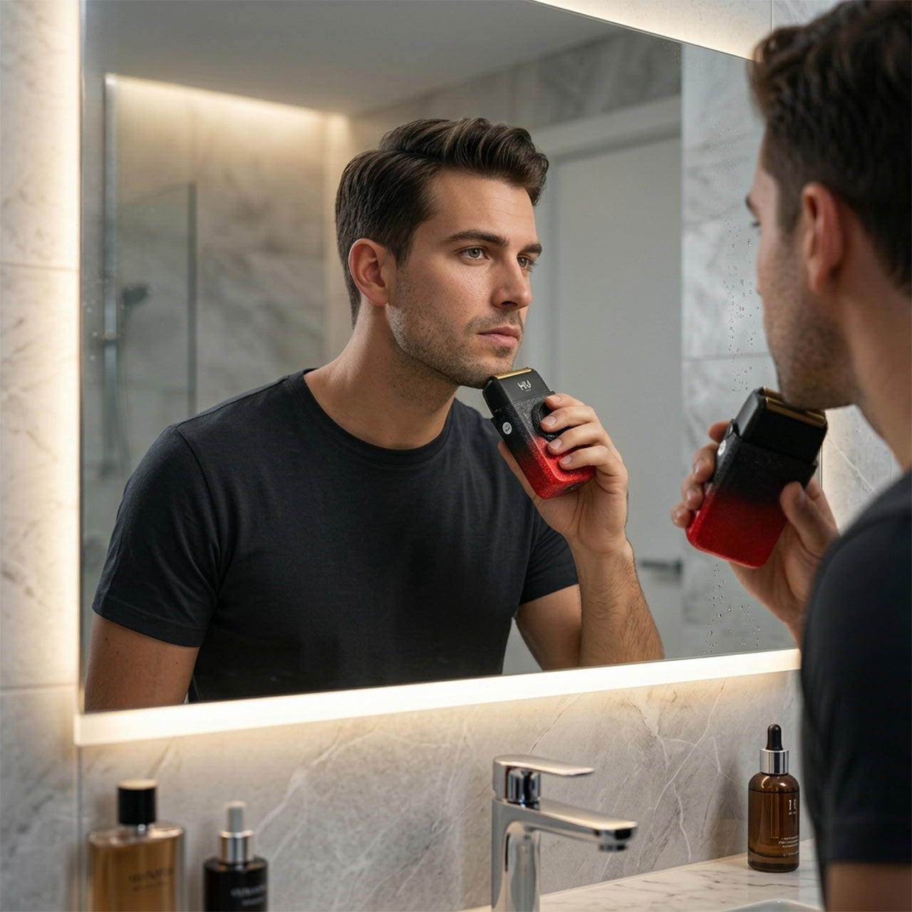 Rechargeable Electric Shaver for Men with 1200mAh Battery