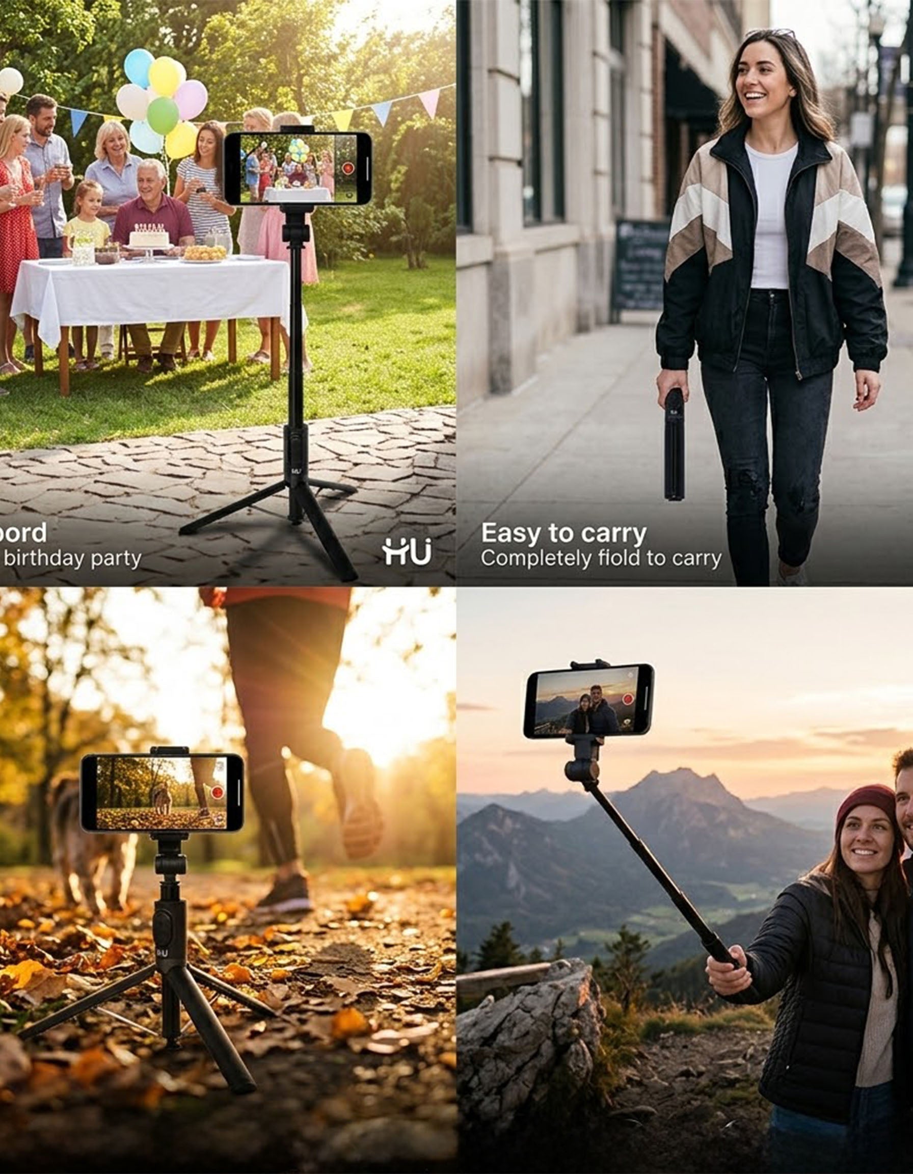 Bluetooth Selfie Stick Tripod