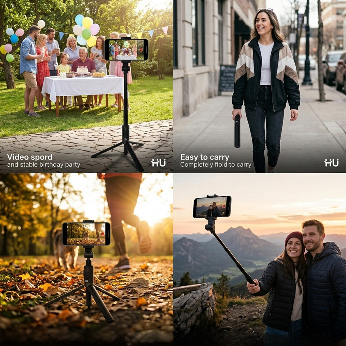 Bluetooth Selfie Stick Tripod