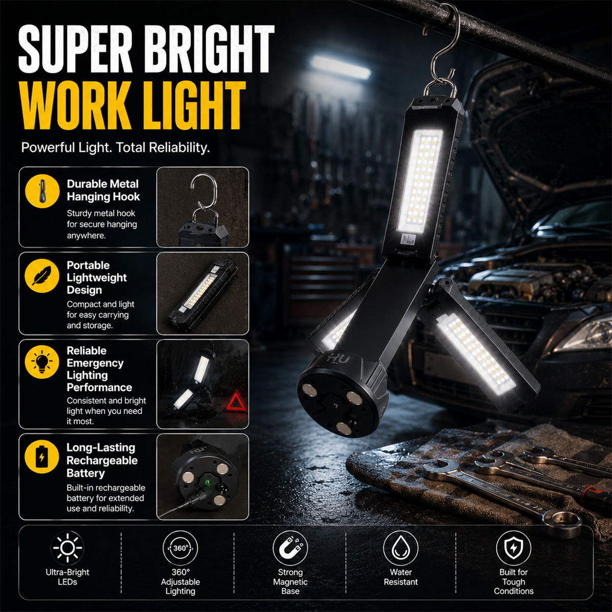 Rechargeable LED Camping Lamp