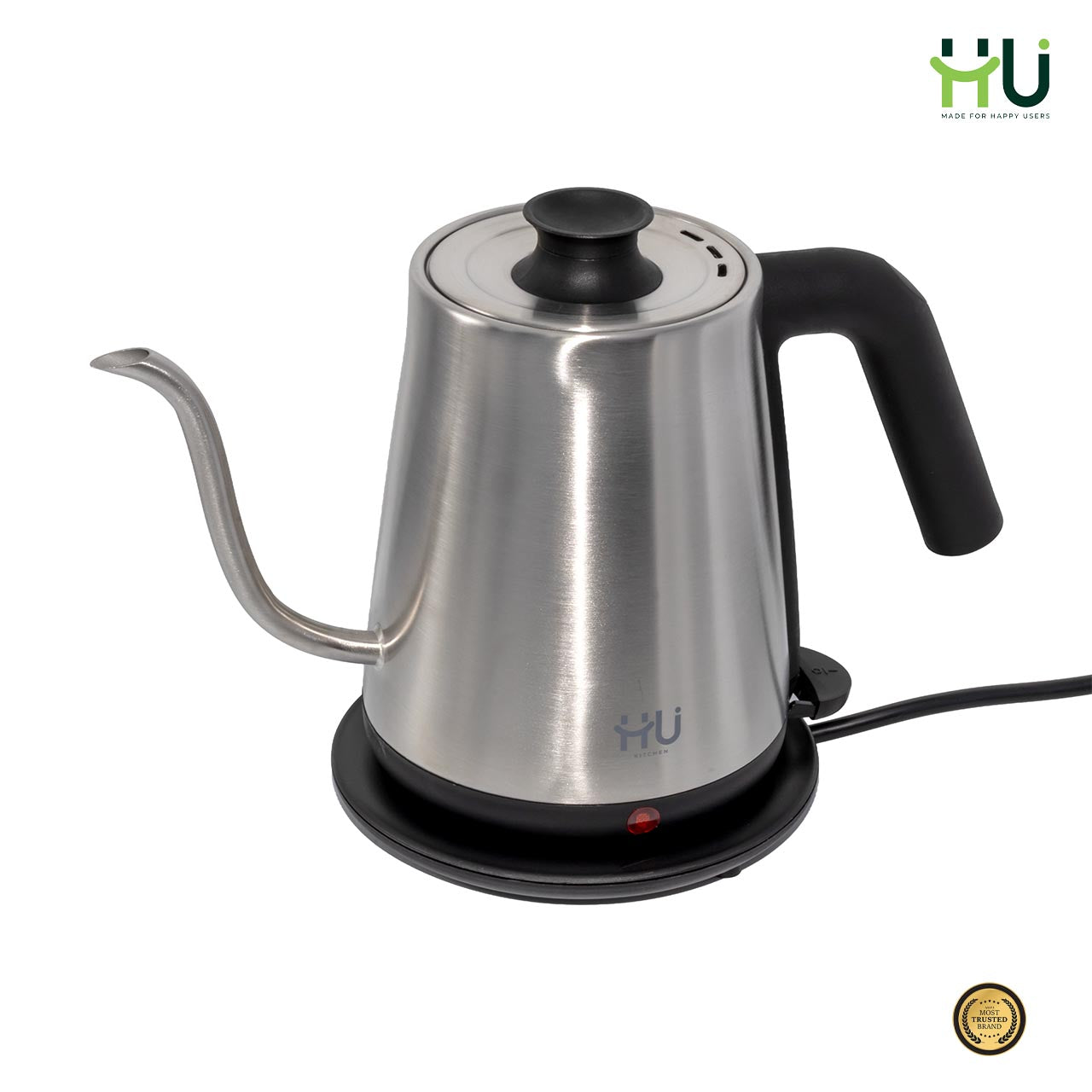 Gooseneck Stainless Steel Electric Kettle 0.8L
