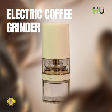 Electric Coffee Grinder Rechargeable Adjustable Grinder