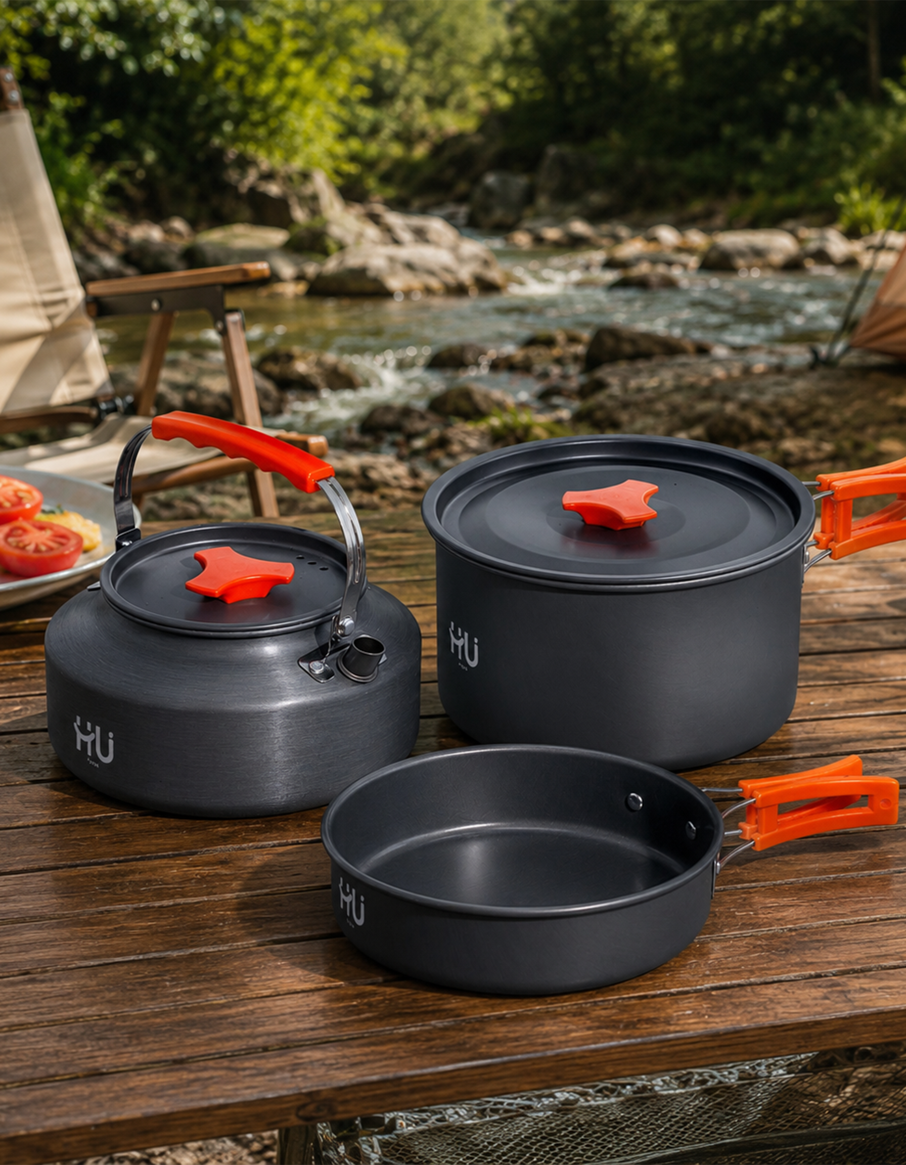 Aluminum Camping Cookware Set