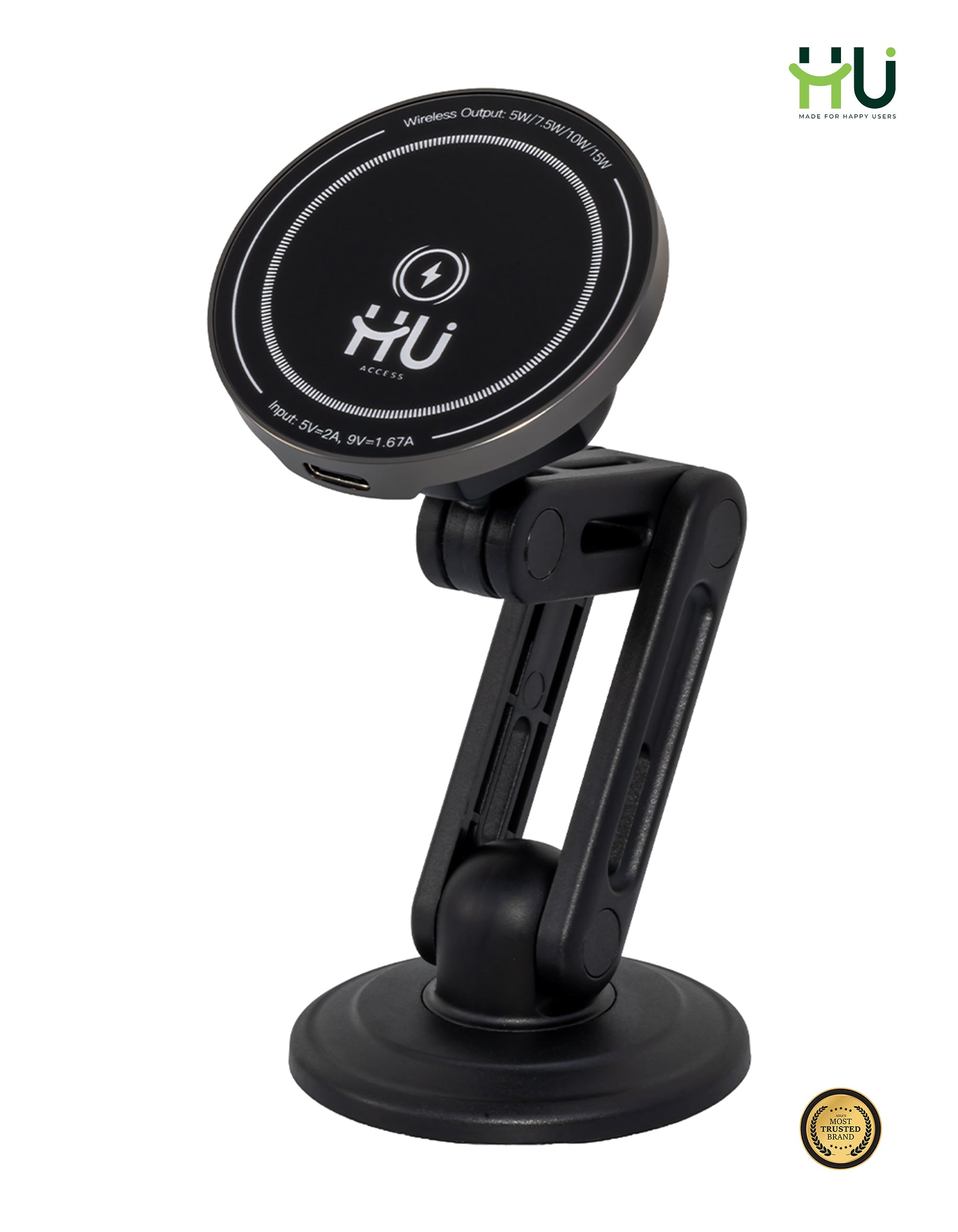 15W Magnetic Wireless Car Charger