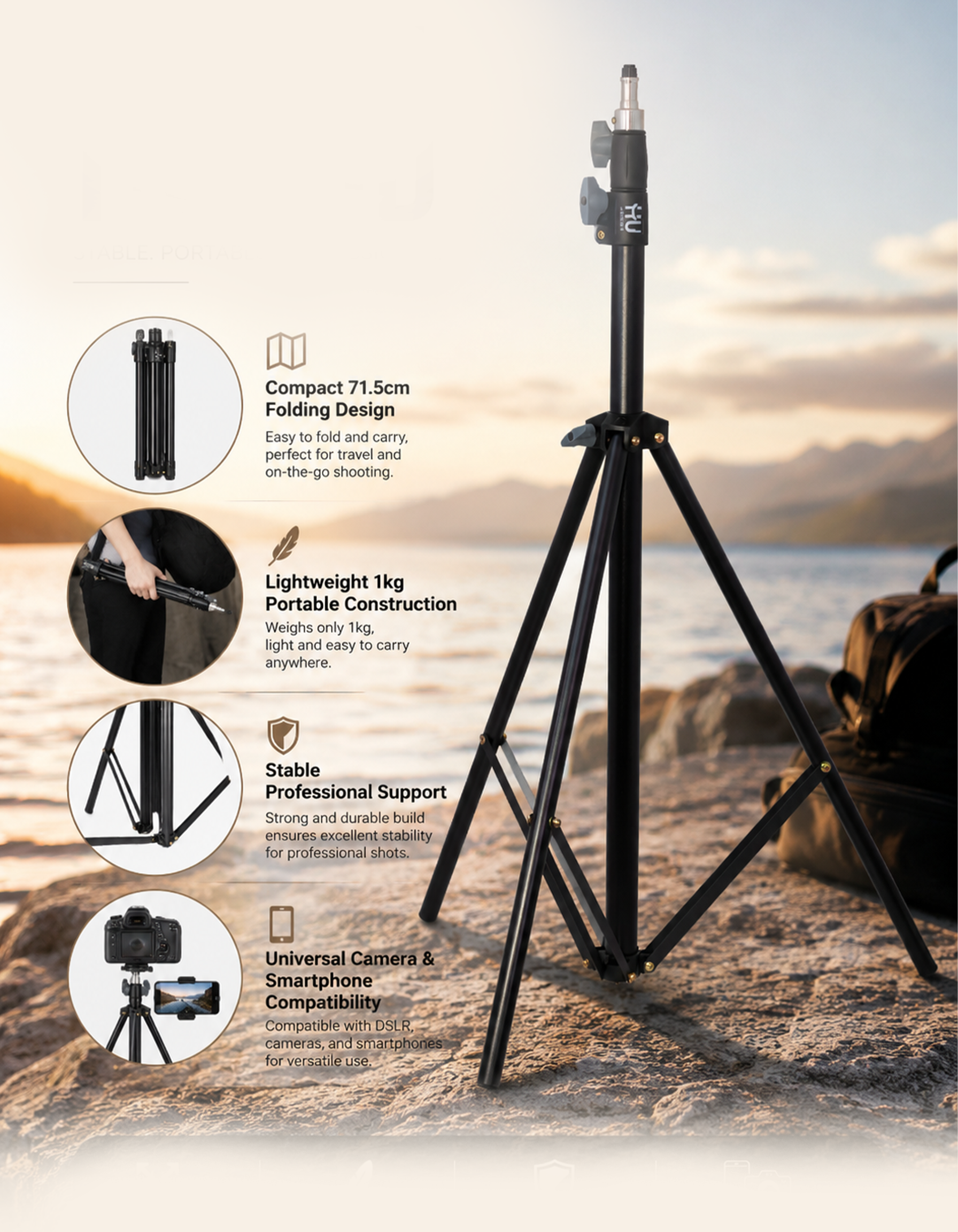 Professional Camera Tripod