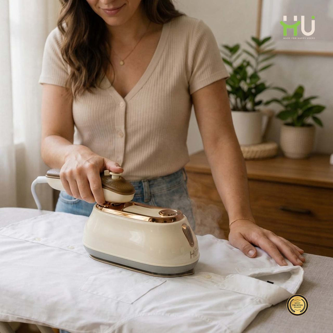 Portable Mini Travel Steam Iron (1000W)