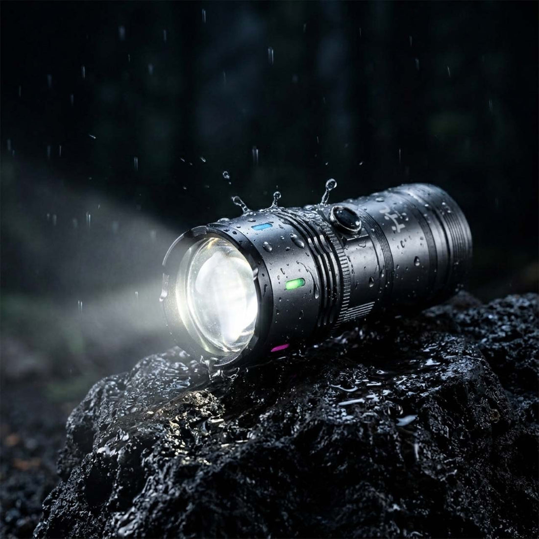 20W High Power LED Torch Rechargeable USB-C