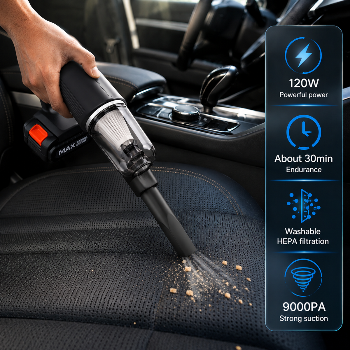 Cordless Car Vacuum Cleaner