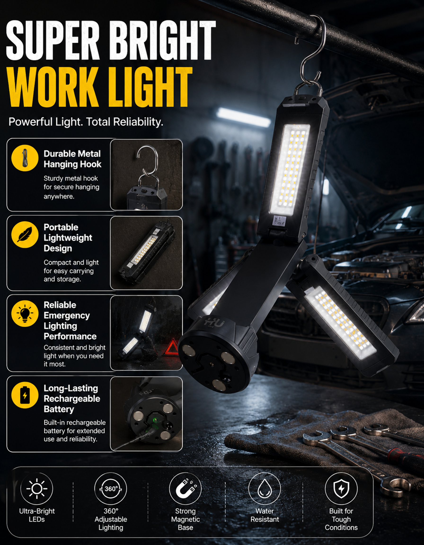 Rechargeable LED Camping Lamp