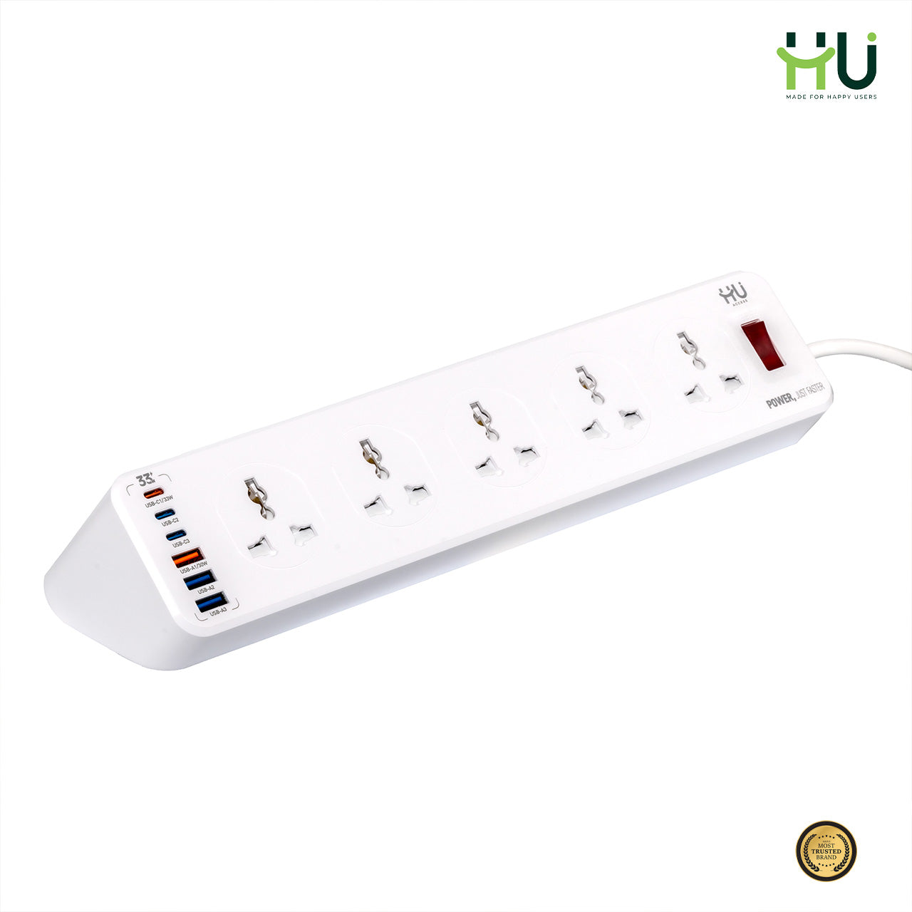 10 Outlet Power Strip Universal Power Socket Tower Extension