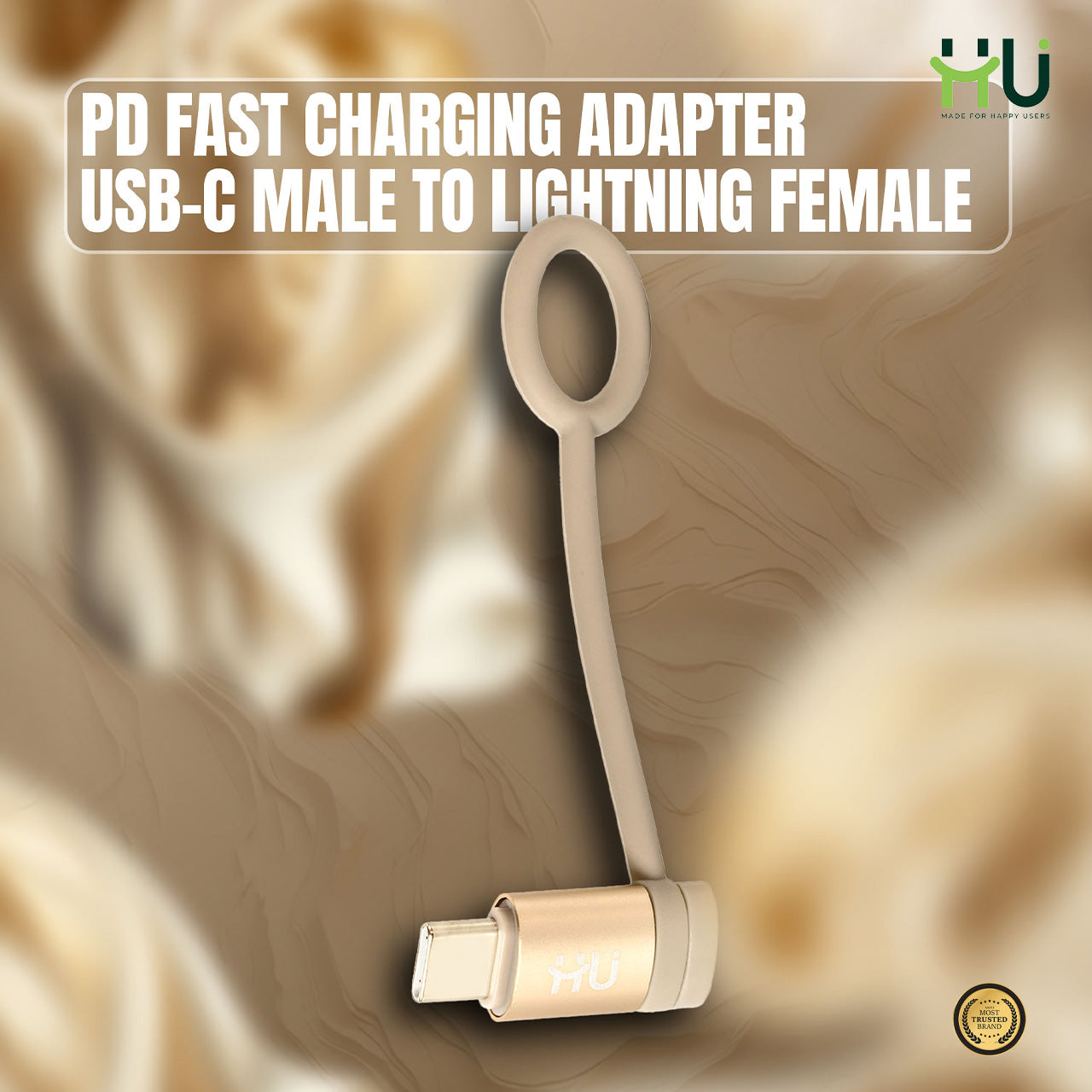 PD 65W USB-C to Lightning Fast Charging Adapter