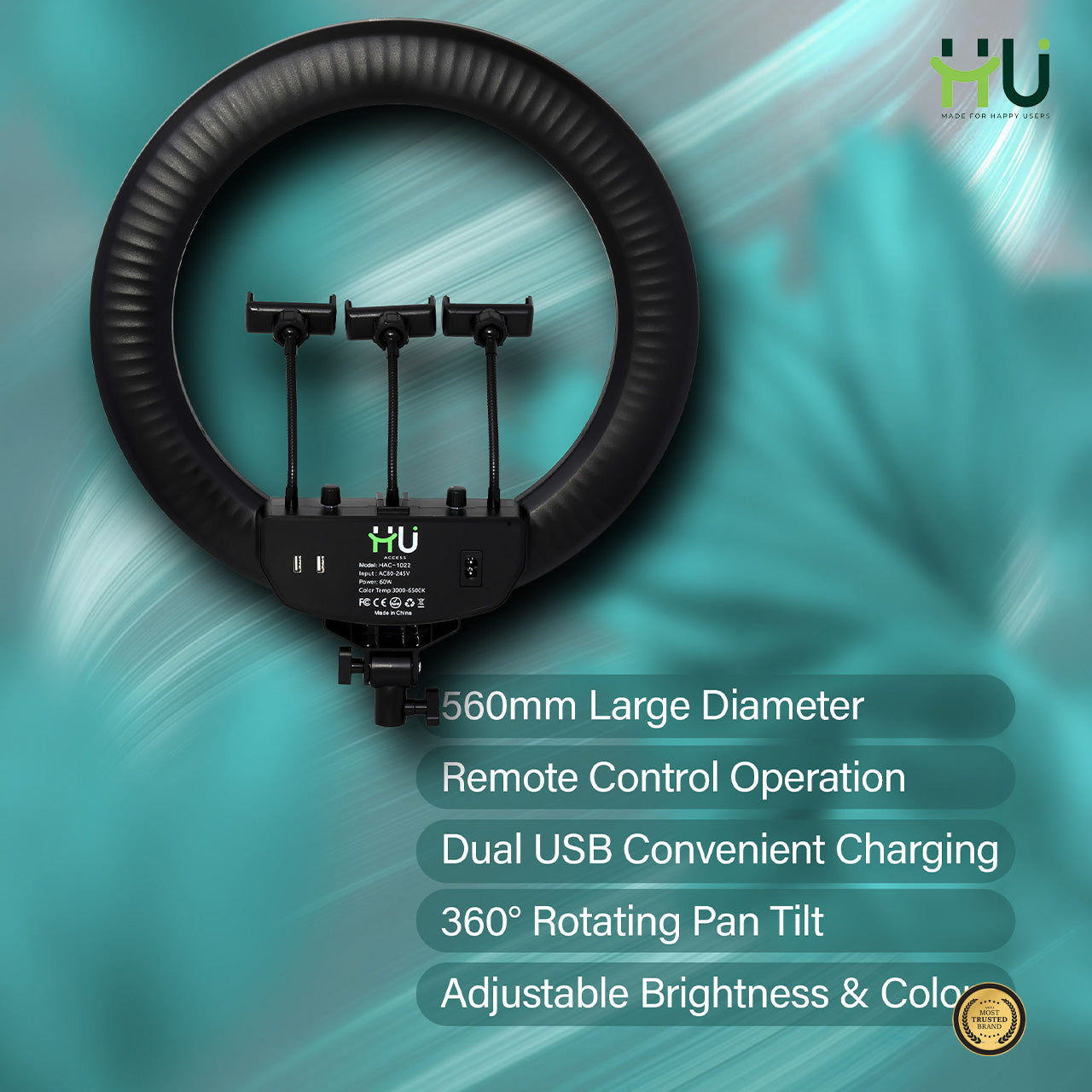 RGB LED Soft Ring Light 560mm