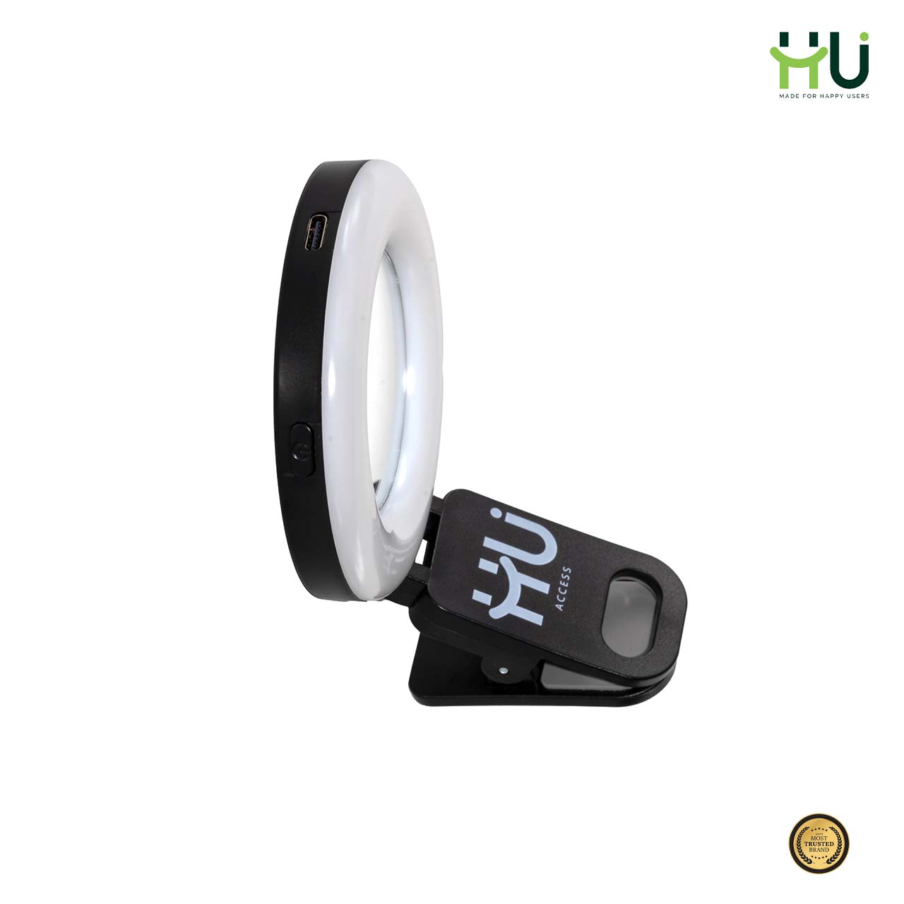 Portable LED + RGB Fill Light with 3 Color Modes & 180° Rotation