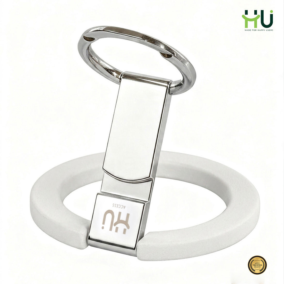 360° Magnetic Phone Holder Stand-White