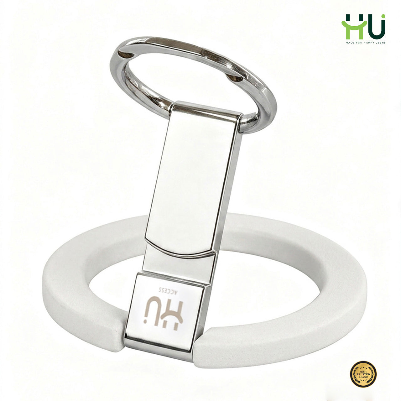 360° Magnetic Phone Holder Stand-White