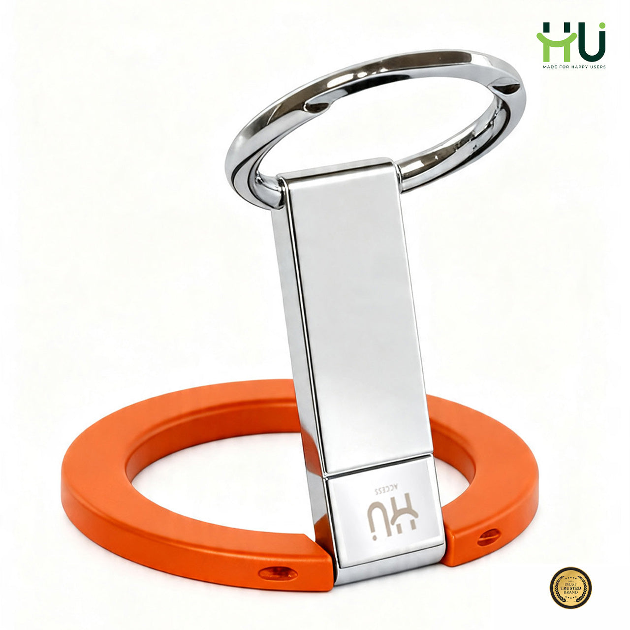 360° Magnetic Phone Holder Stand-Orange