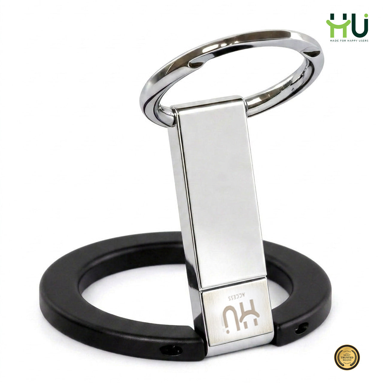 360° Magnetic Phone Holder Stand-Black