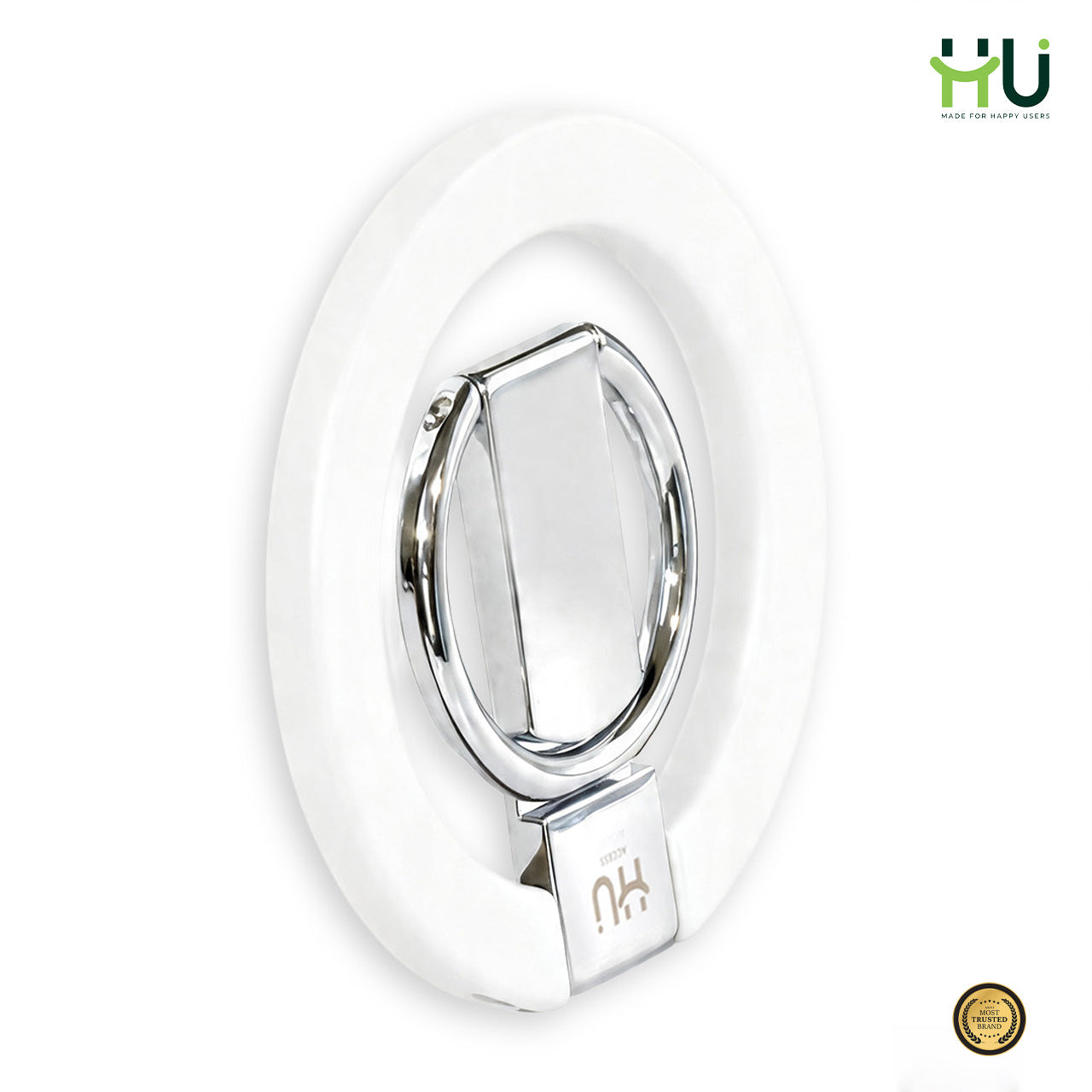 360° Magnetic Phone Holder Stand-White