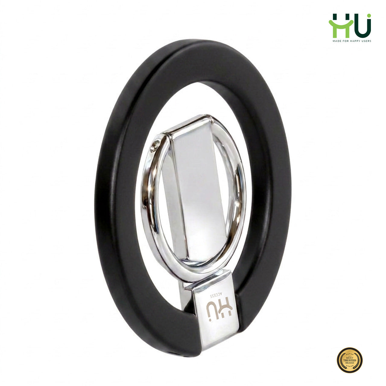 360° Magnetic Phone Holder Stand-Black