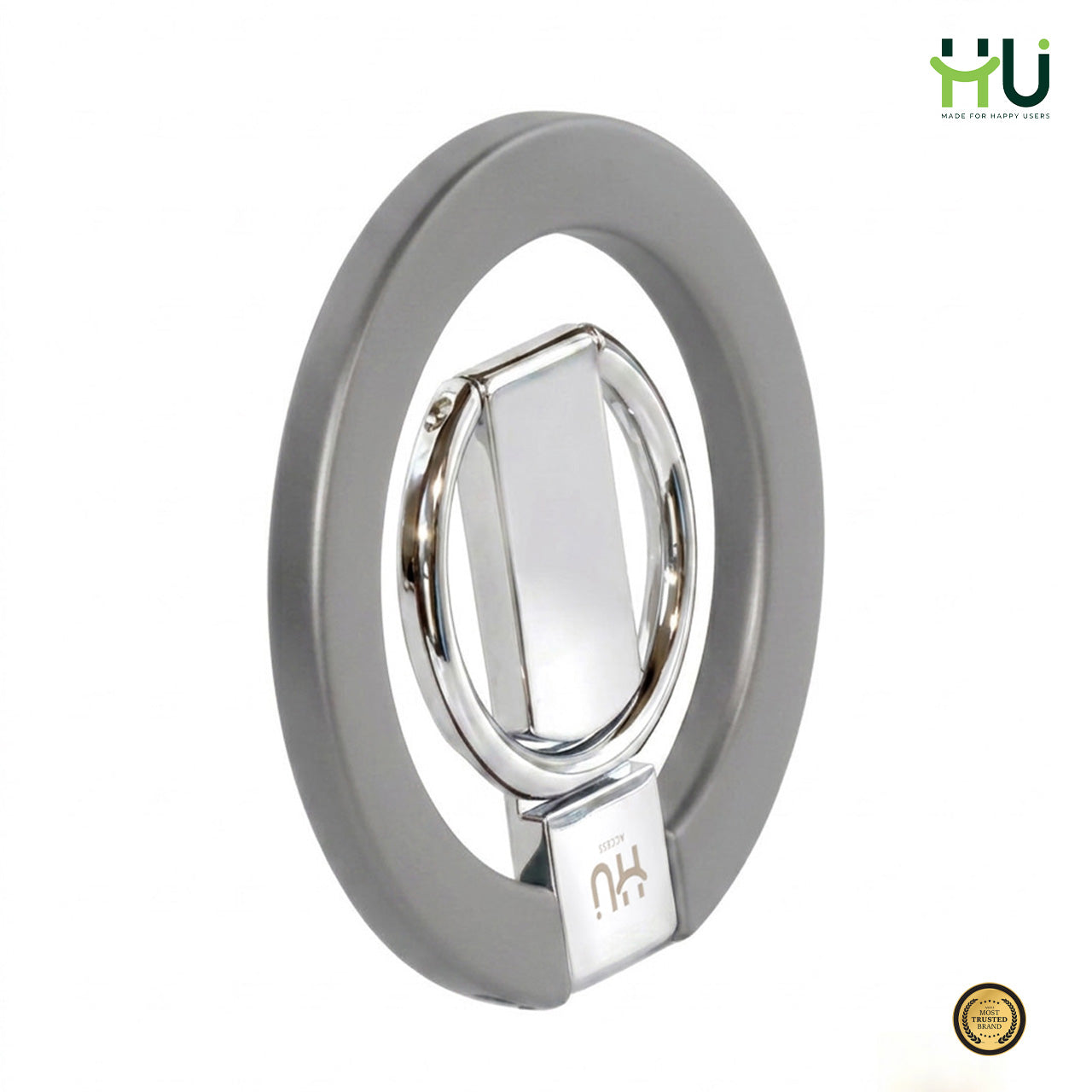 360° Magnetic Phone Holder Stand-Grey
