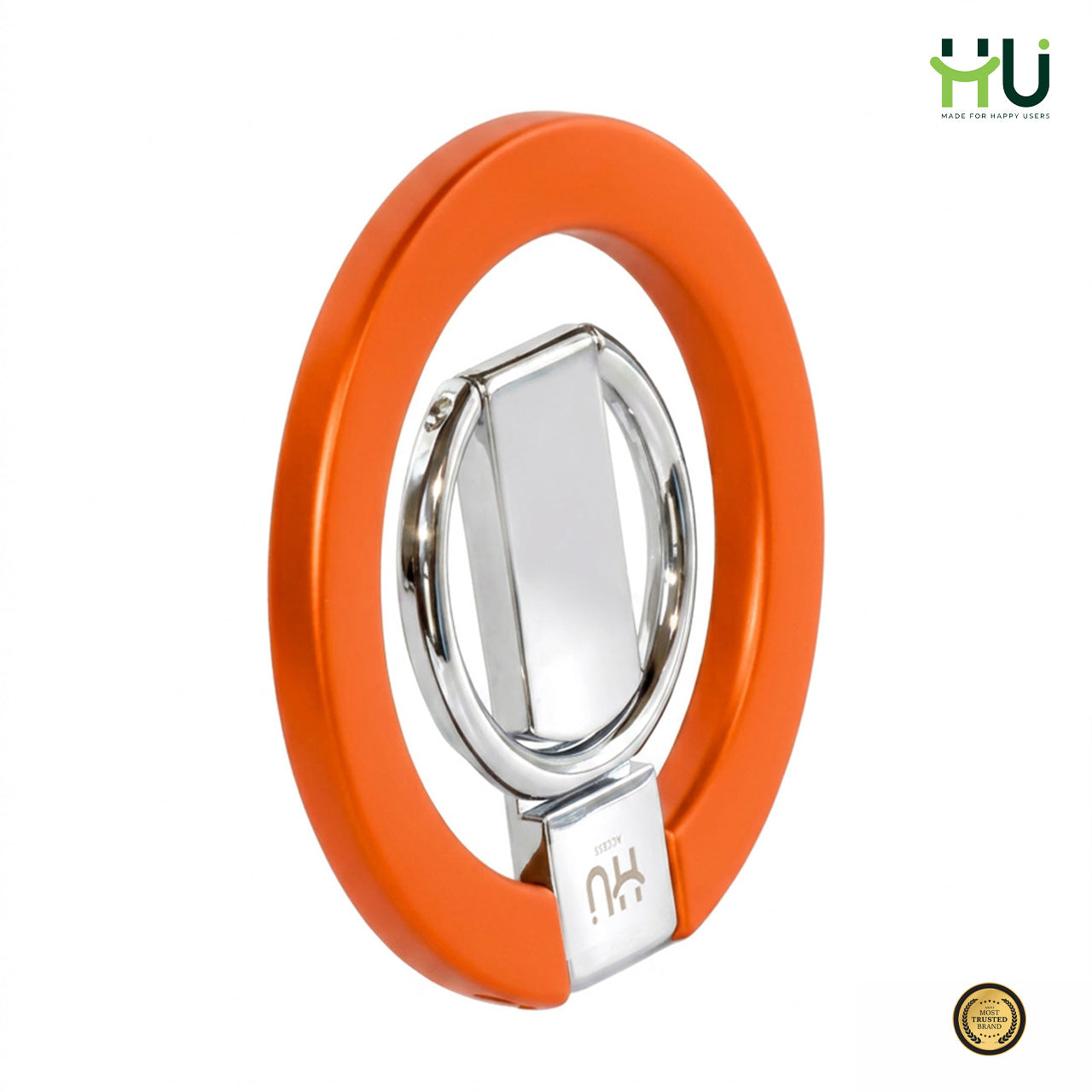360° Magnetic Phone Holder Stand-Orange