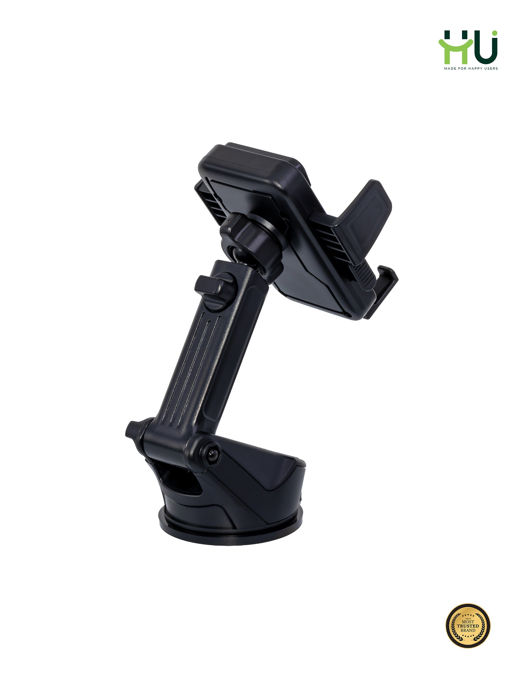 HU Press-Lock Car Phone Holder