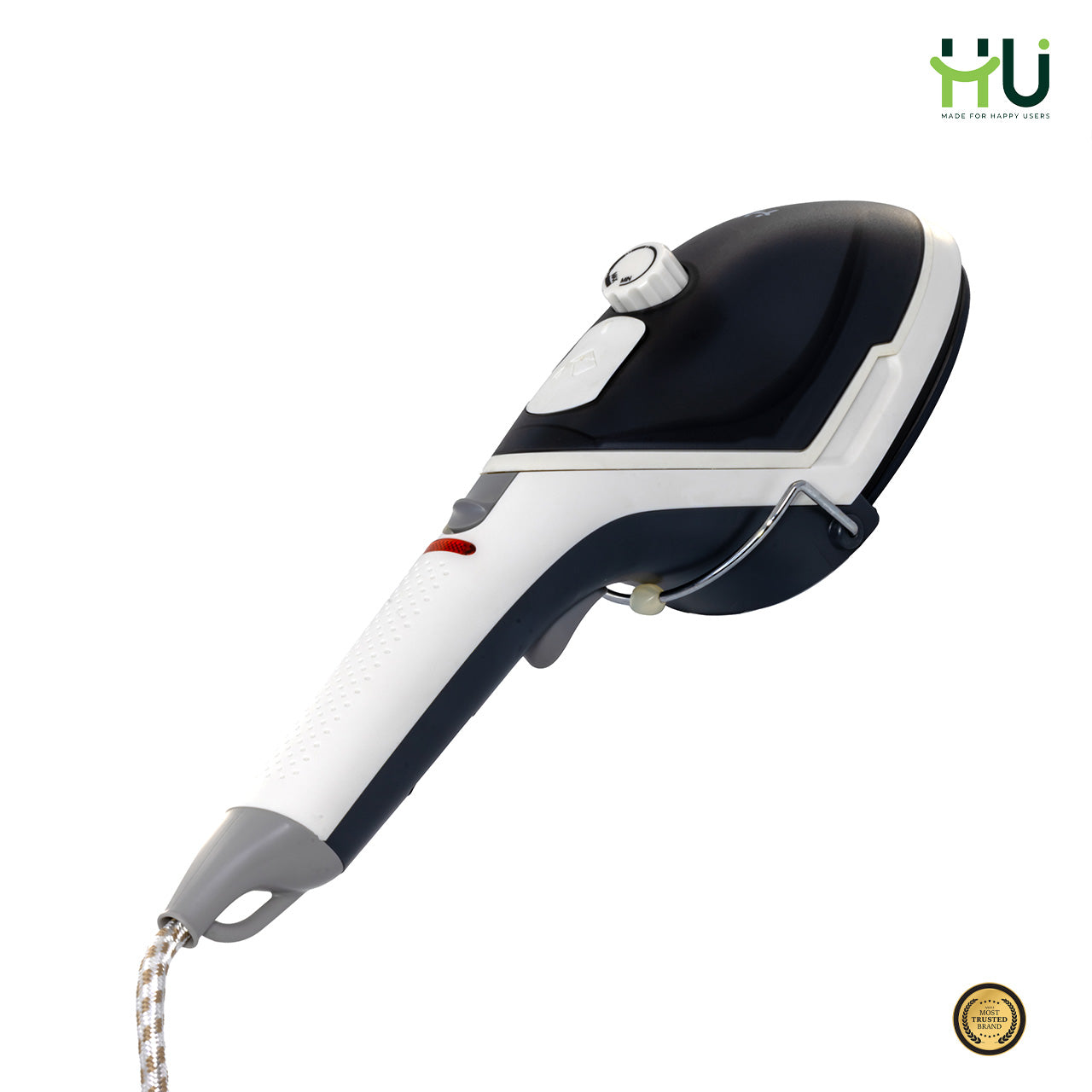 Steam Brush Hair Straightener with Ceramic Coating
