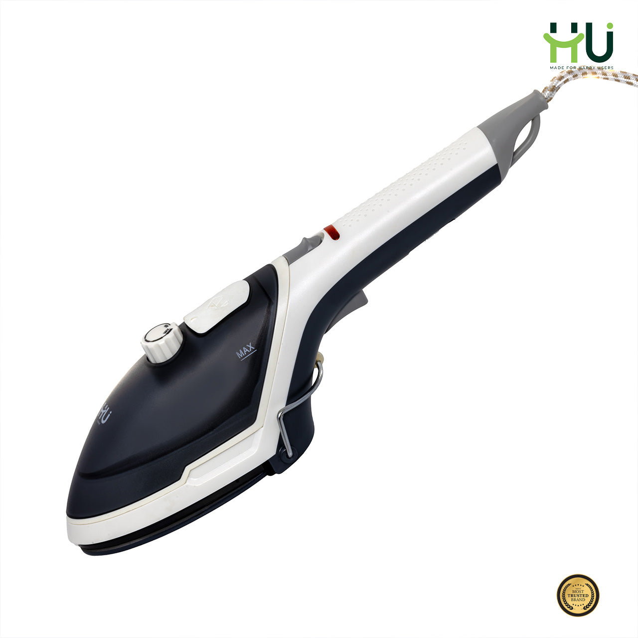 Steam Brush Hair Straightener with Ceramic Coating