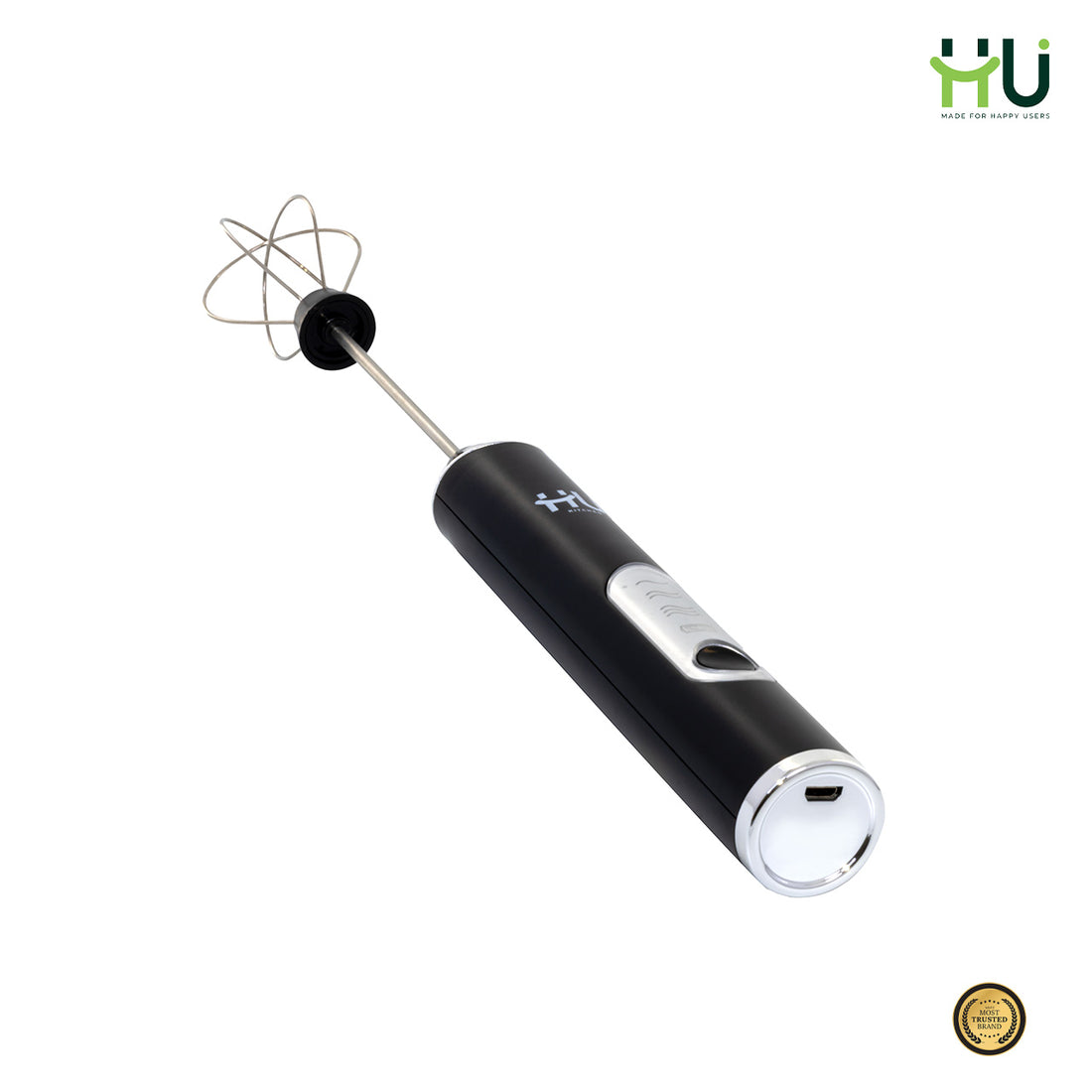 2-in-1 Rechargeable Coffee Frother 9000RPM 3 Speed Mixer