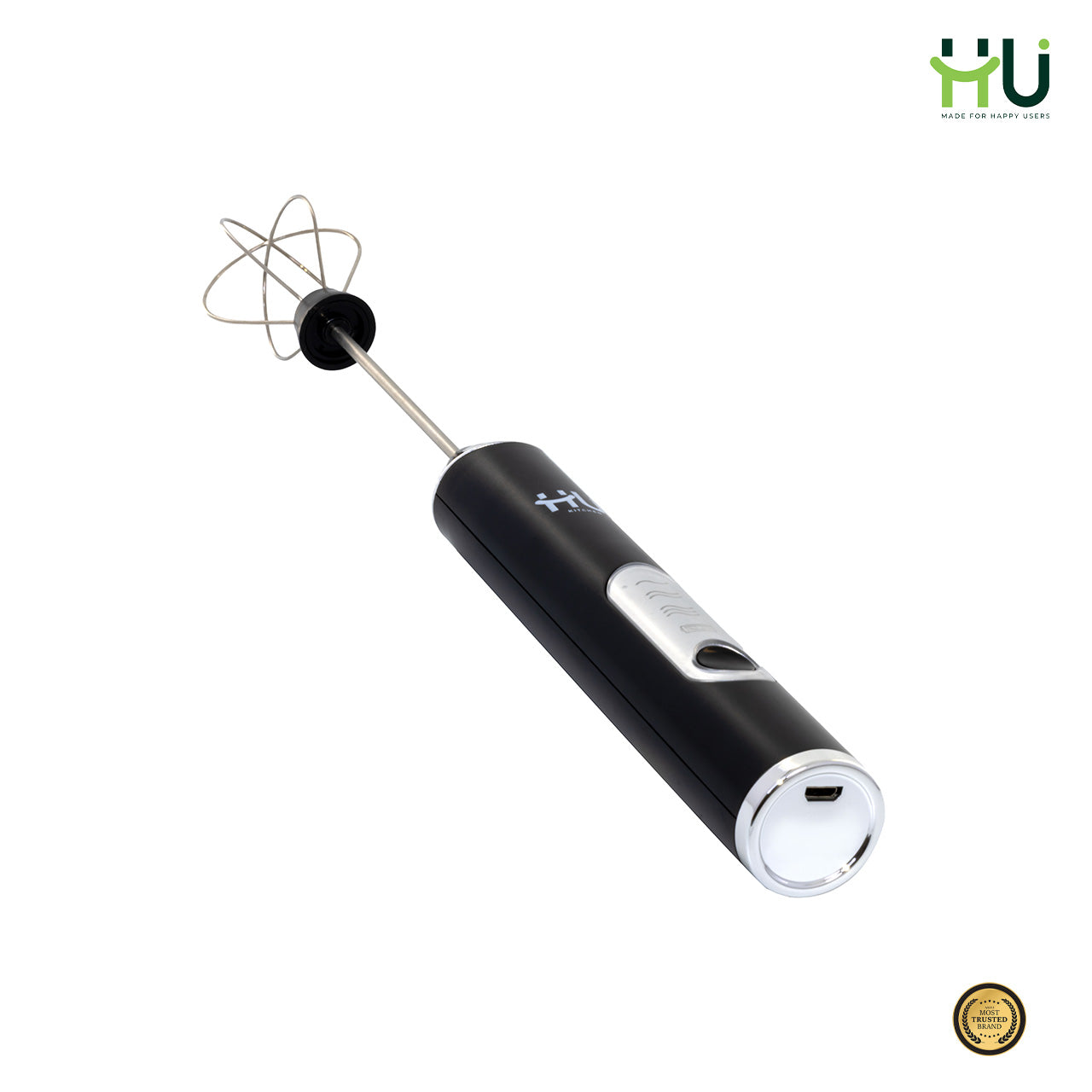 2-in-1 Rechargeable Coffee Frother 9000RPM 3 Speed Mixer