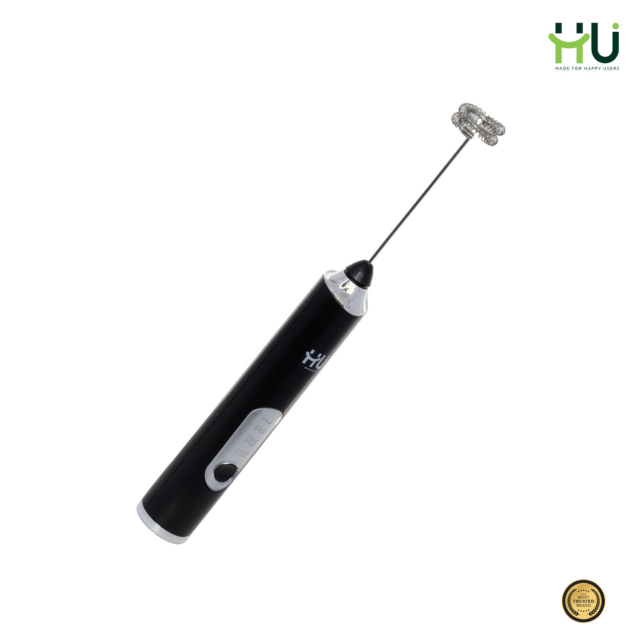 2-in-1 Rechargeable Coffee Frother 9000RPM 3 Speed Mixer