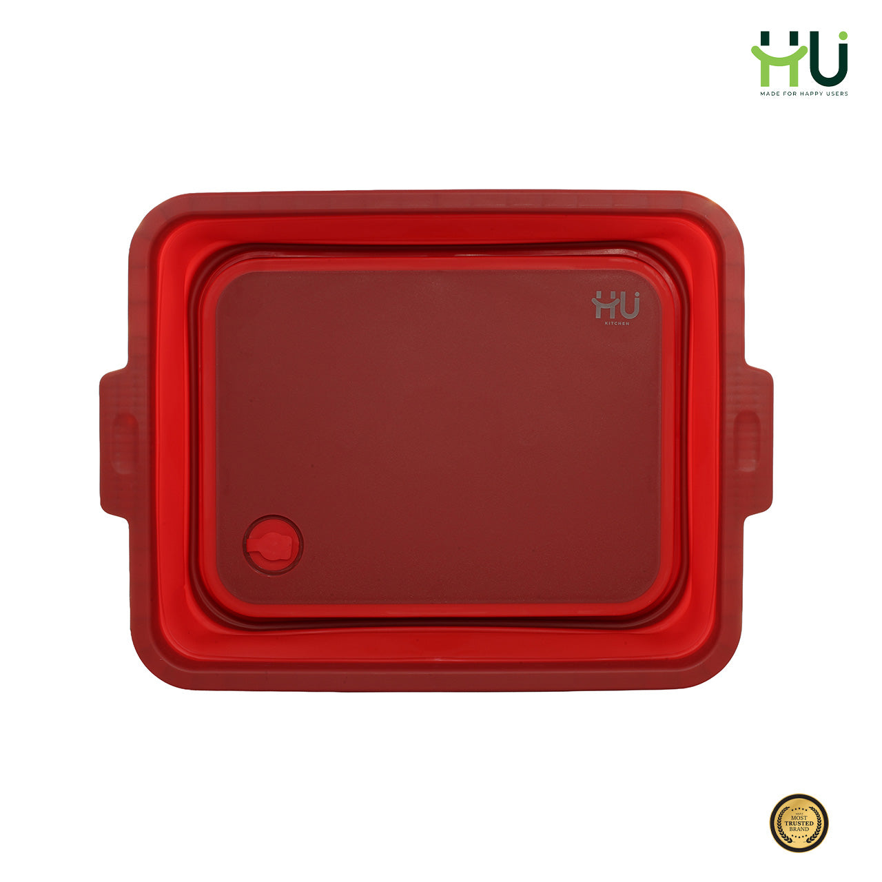 4-in-1 Expandable Prep & Serve Tub - Red