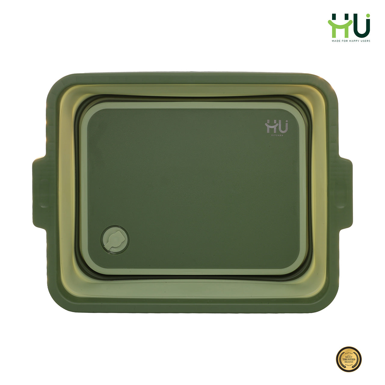4-in-1 Expandable Prep & Serve Tub - Green