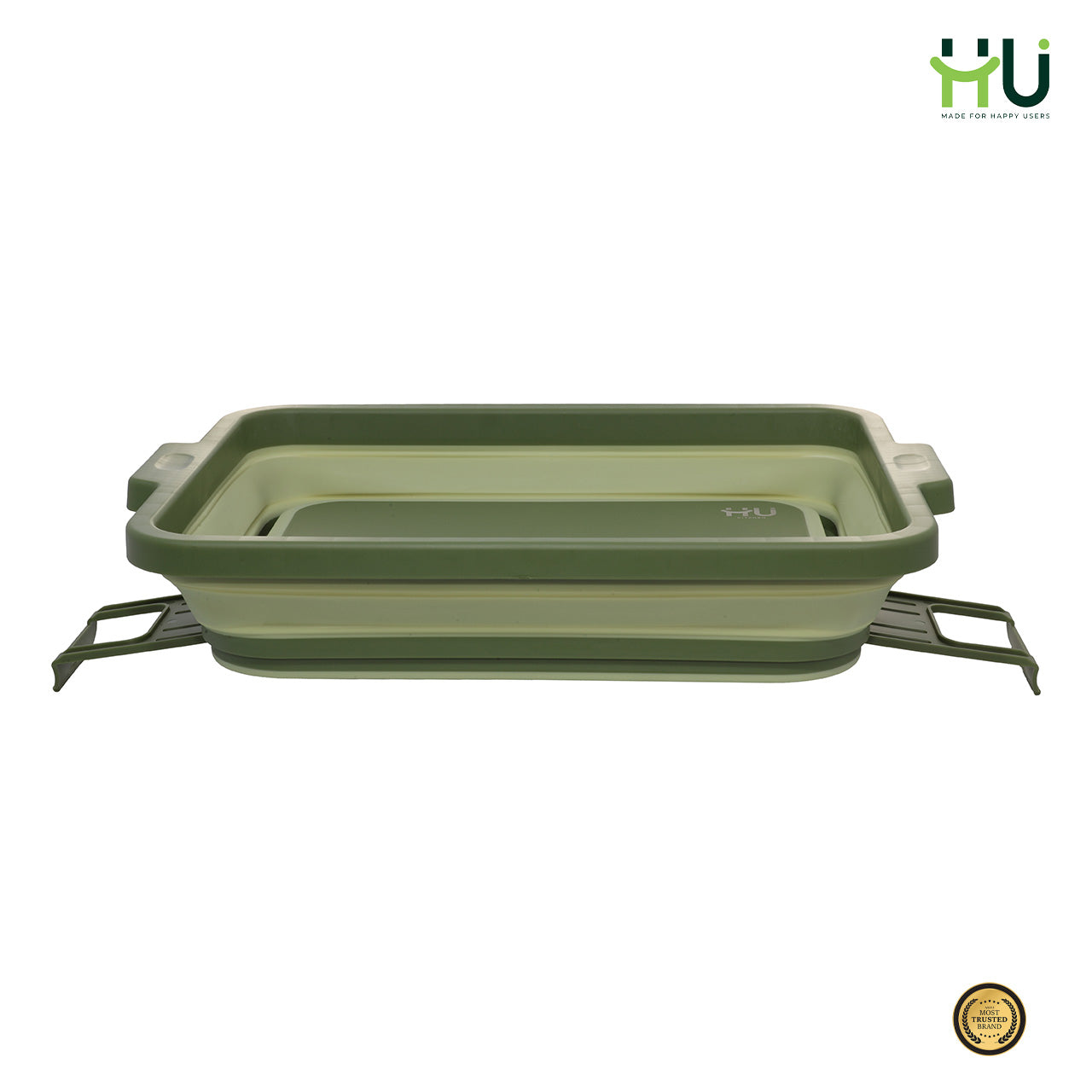 4-in-1 Expandable Prep & Serve Tub - Green