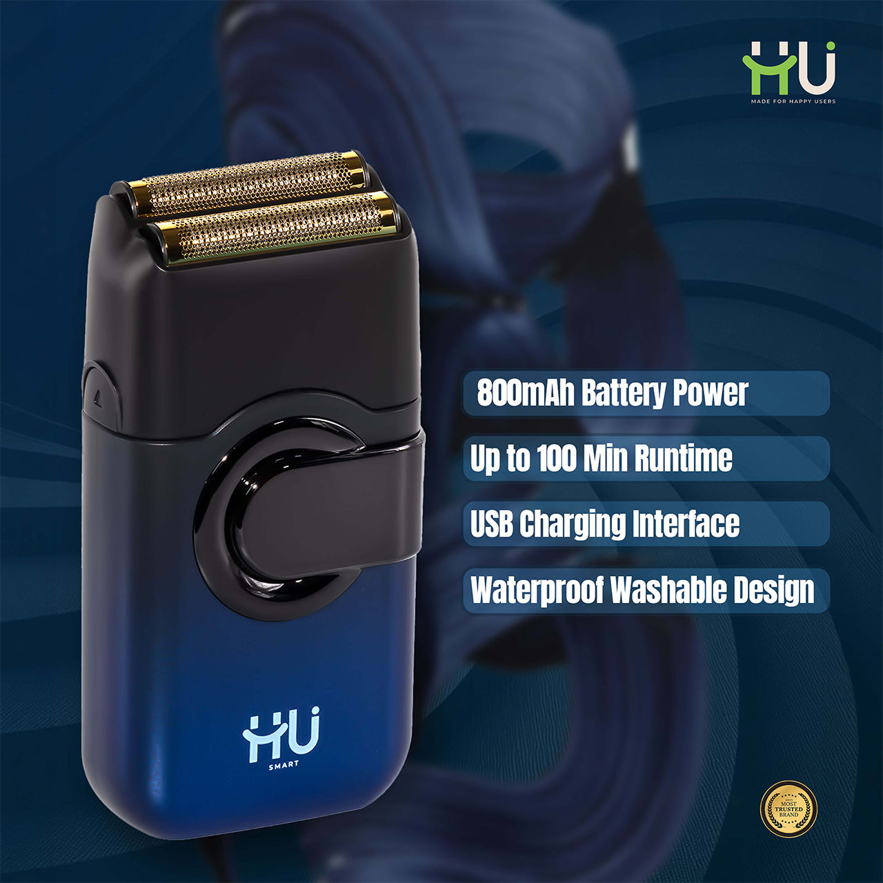 Rechargeable Electric Shaver for Men