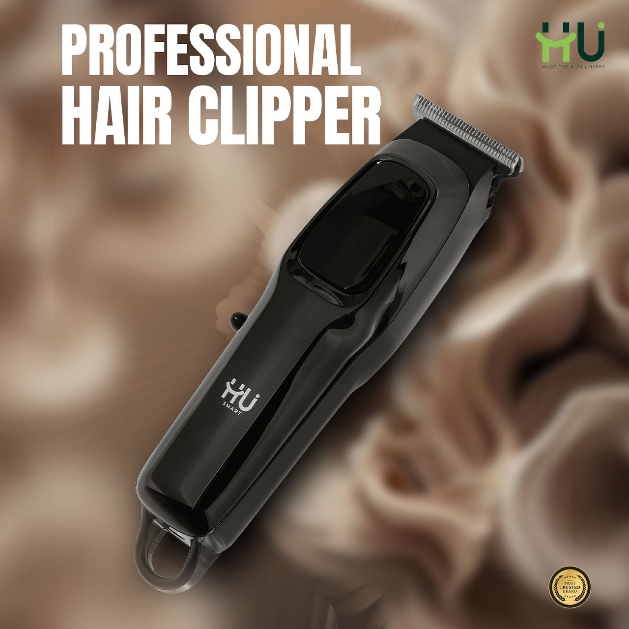 Professional Hair Clipper with 1800mAh Battery