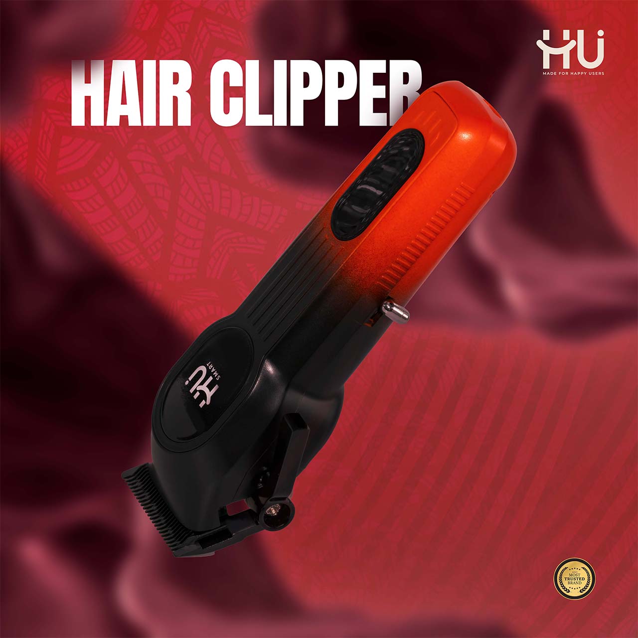 Professional Hair Clipper 2000mAh Cordless Trimmer