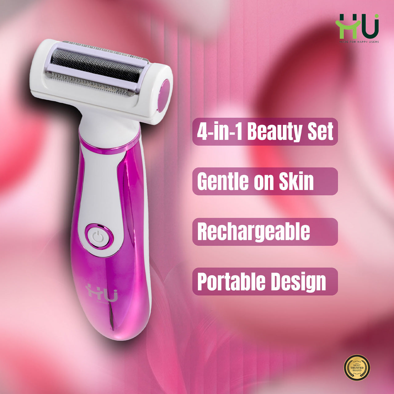 4-in-1 Lady Shaver Electric Trimmer