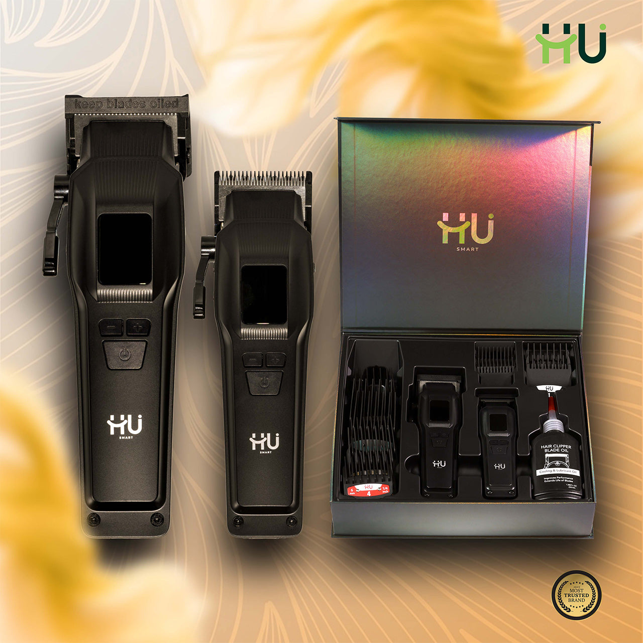 High Speed Hair Clipper 8000/9000 RPM Rechargeable Trimmer - Value Pack