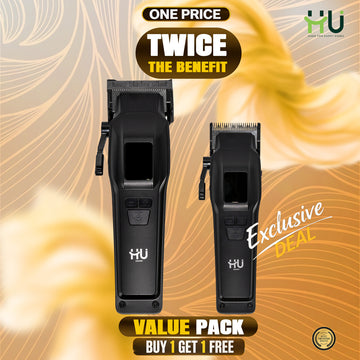 High Speed Hair Clipper 8000/9000 RPM Rechargeable Trimmer - Value Pack