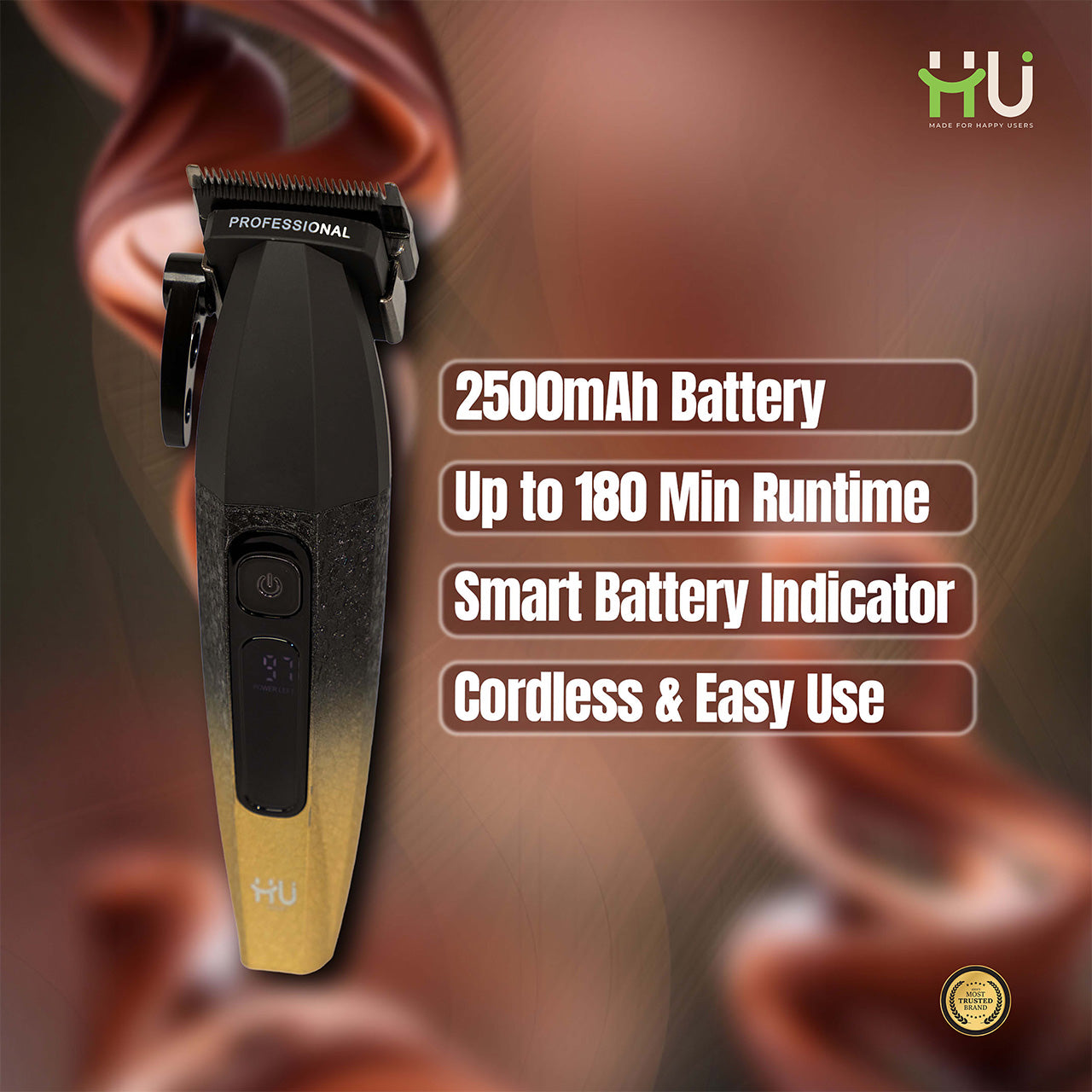 Professional Hair Trimmer (2500mAh)