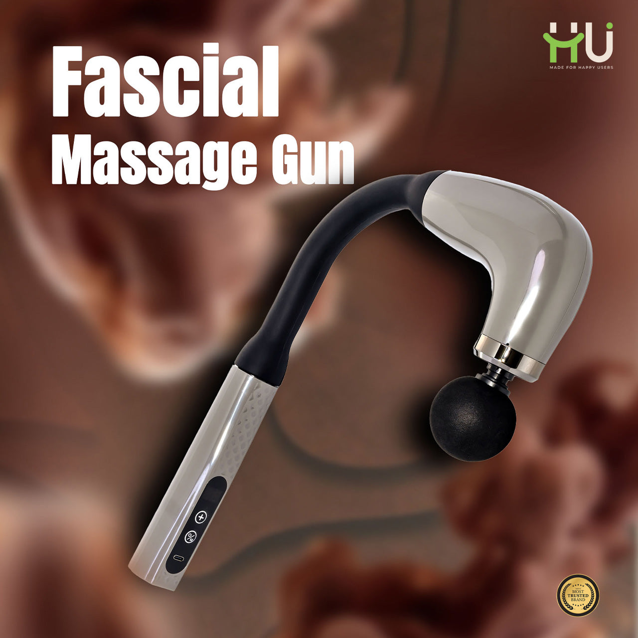 Deep Tissue Massage Gun 6 Speed 4 Heads Massager