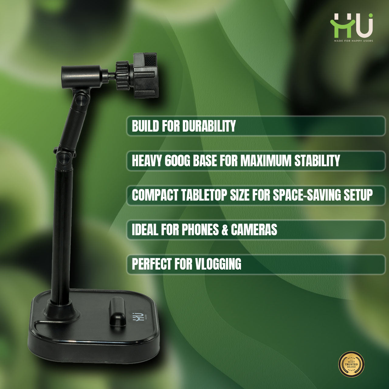 Tabletop Lifting Multi-Device Holder