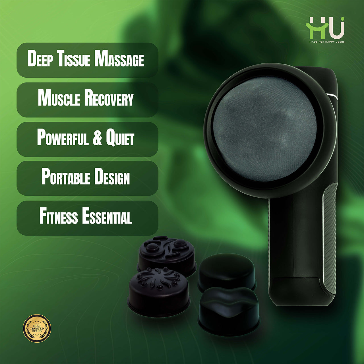 Handheld Massage Gun Deep Tissue Massager