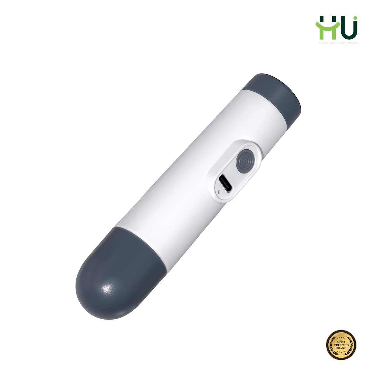 2-in-1 LED Flashlight & Mini Massager (Rechargeable, 6 Modes)