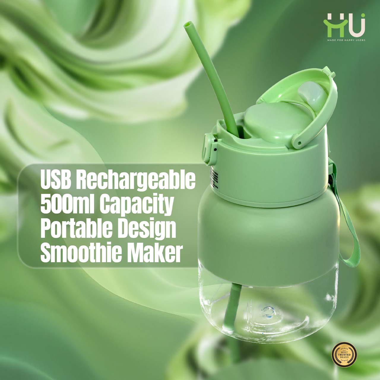 Portable USB Juicer Blender (500ml)