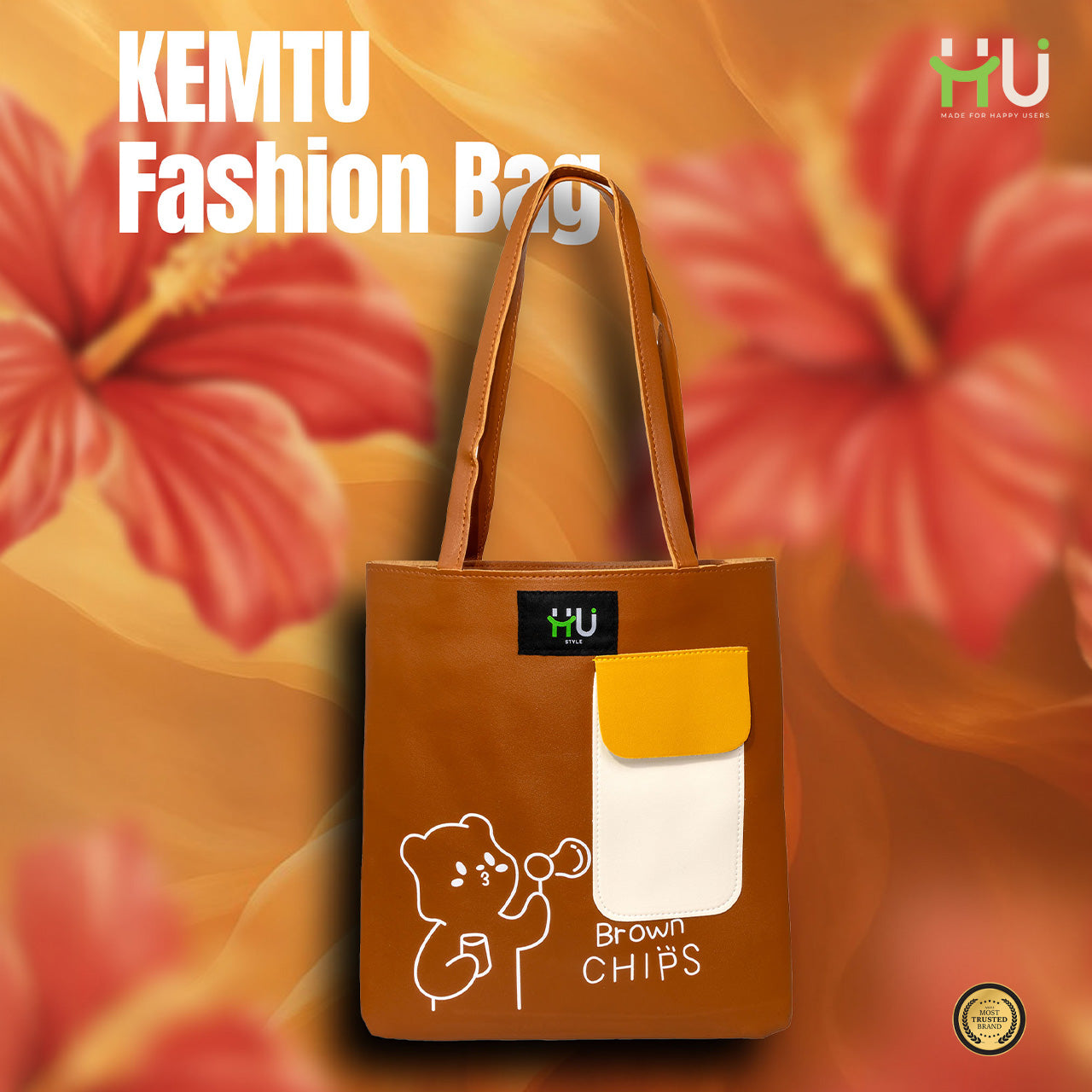 KEMTU Fashion Bag – Dark Red